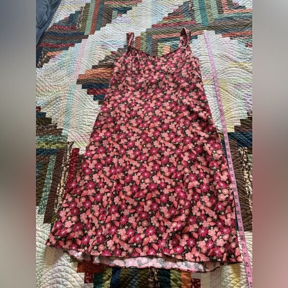 NWOT Ann Taylor Loft Floral Sundress Red and Pink Size 14 - Picture 3 of 8